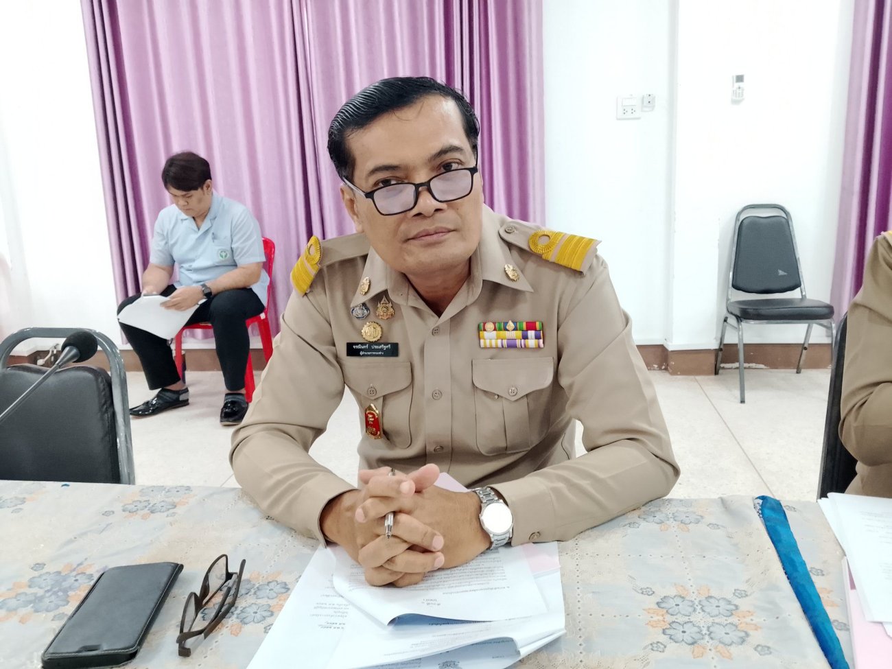 8/12/2568.....การประชุมรายงานติดตามและประเมินผลแผน ประจำปี 2568 ของคณะกรรมการติดตามและประเมินผลแผน ครั้งที่1/2568  ณ ห้องประชุมสภาเทศบาลตำบลบุ่งไหม ส่วนงานนโยบายและแผนฯ